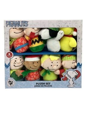 Peanuts 75th Anniversary Plush Pals, 8 Characters, 6 Inches Tall by: Ruz (NWT)